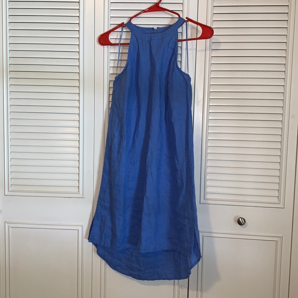 Antibes Blanc 100% Linen Sheath Dress